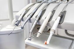 Closeup of a modern dentist tools, burnishers-1