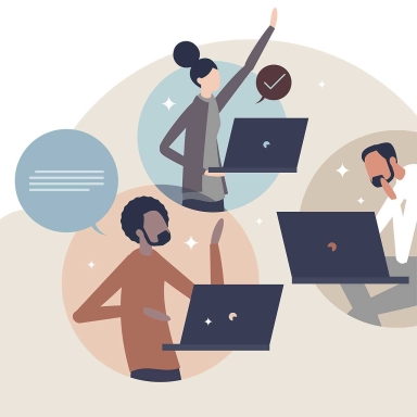 Hybrid team management