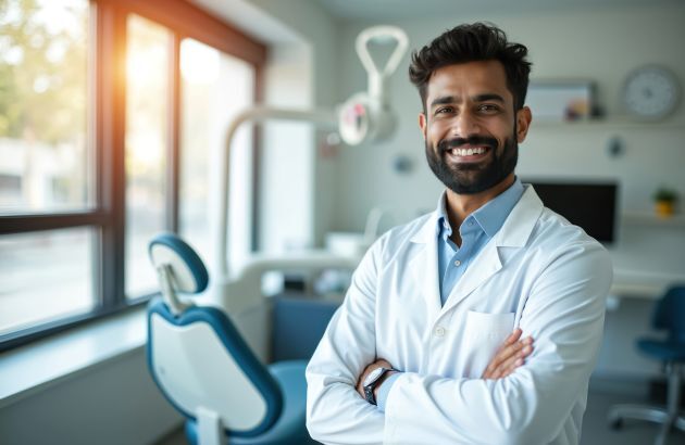 08052025_Confident Indian Dentist